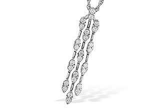 H321-37161: NECKLACE .48 TW