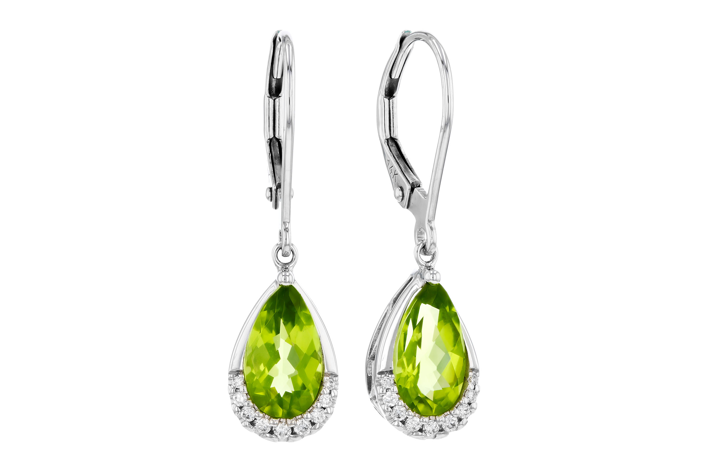 H321-38924: EARR 1.85 PERIDOT 1.94 TGW (9x5MM PS)