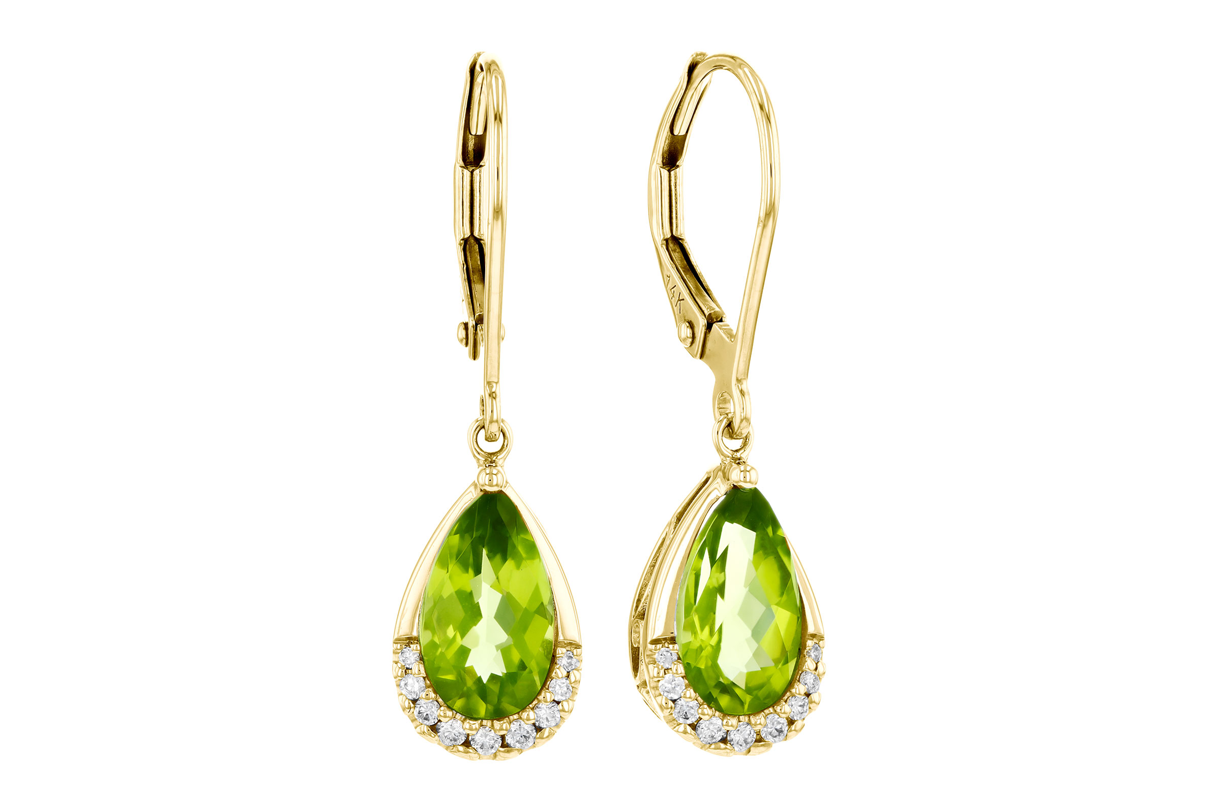 H321-38924: EARR 1.85 PERIDOT 1.94 TGW (9x5MM PS)