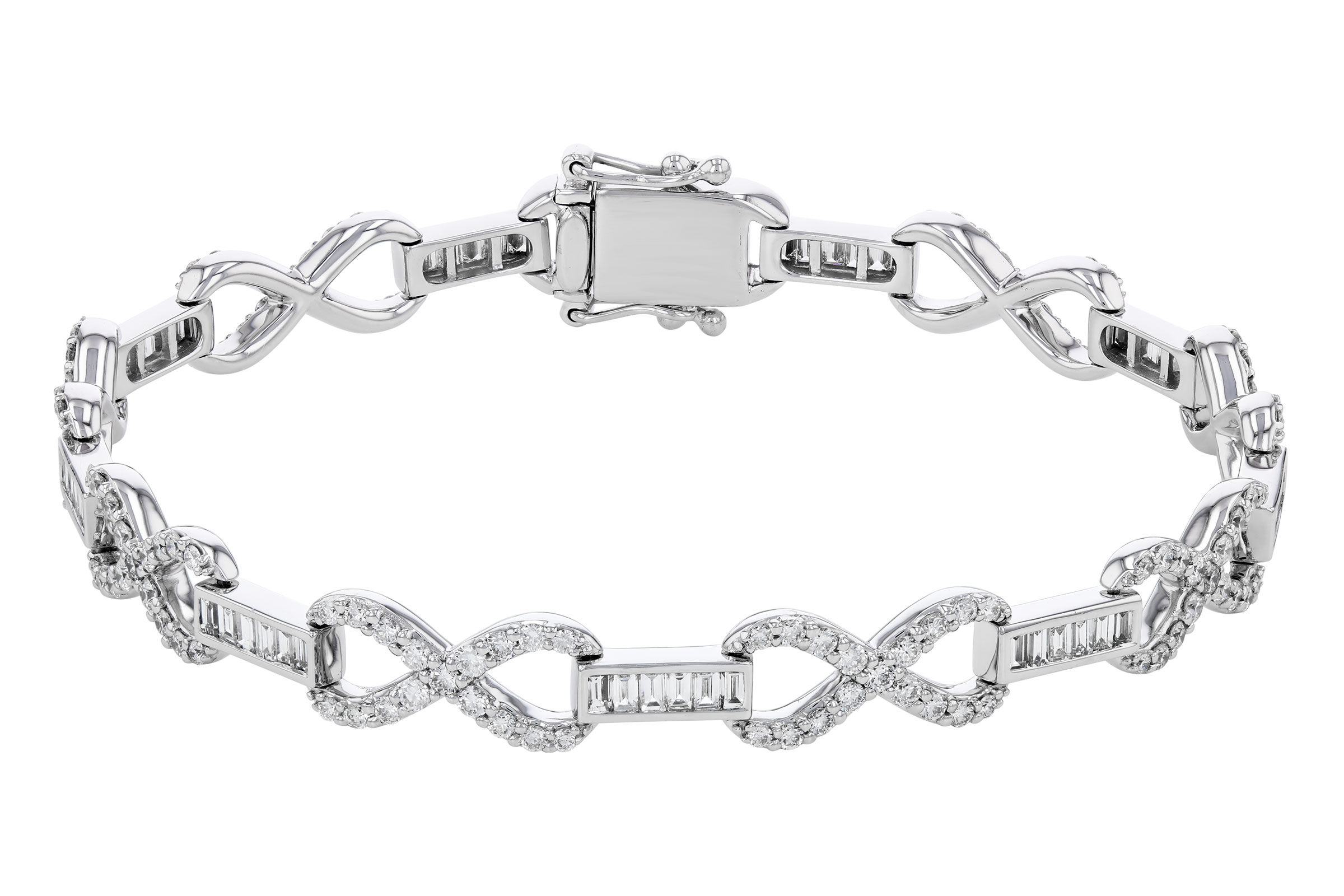 H321-38970: BRACELET 1.00 TW BAG 2.45 TW (7")