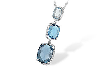 K234-16242: NECK 8.71 BLUE TOPAZ 8.89 TGW