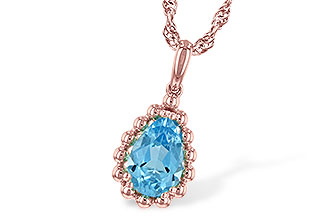 K235-04442: NECKLACE 1.55 CT BLUE TOPAZ