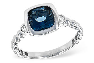 K235-08006: LDS RG 1.58 LONDON BLUE TOPAZ 1.66 TGW