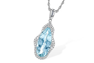 K235-97124: NECK 3.97 AQUAMARINE 4.20 TGW
