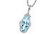 K235-97124: NECK 3.97 AQUAMARINE 4.20 TGW