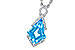 K318-66188: NECK 2.40 BLUE TOPAZ 2.53 TGW