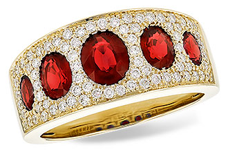 K318-68024: LDS WED RG 1.60 TW RUBY 2.00 TGW