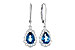 K318-71724: EARR 1.48 TW LONDON BLUE TOPAZ 1.63 TGW