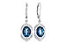 K318-72615: EARR 2.45 LONDON BLUE TOPAZ 2.64 TGW