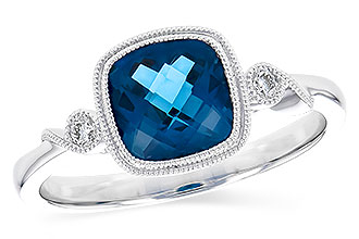 K319-55279: LDS RG 1.70 LONDON BLUE TOPAZ 1.75 TGW