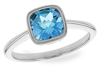 K319-61642: LDS RG 1.45 CT SWISS BLUE TOPAZ