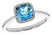 K319-61642: LDS RG 1.45 CT SWISS BLUE TOPAZ