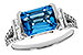 K319-61670: LDS RG 2.64 BLUE TOPAZ 3.00 TGW (9x7MM BT)