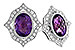 K319-61706: EARR 2.12 TW AMETHYST 2.36 TGW (8x6 MM AMY)