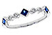K320-50733: LDS WED RG .25 SAPPHIRE .30 TGW