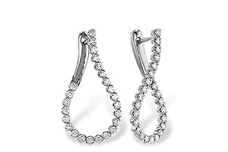 K320-52597: EARRINGS 1.00 TW