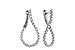 K320-52597: EARRINGS 1.00 TW