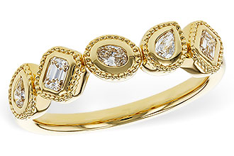 K320-53533: LDS DIA WED RG .34 TW FANCY CUT DIAS