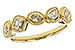 K320-53533: LDS DIA WED RG .34 TW FANCY CUT DIAS