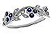 K320-54370: LDS WED RG .23 SAPPHIRE .29 TGW