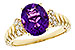 K321-37115: LDS RG 2.12 AMETHYST 2.26 TGW (10x8MM AMY)
