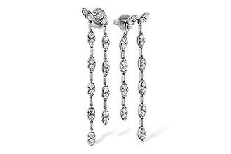 K321-37161: EARRINGS .85 TW