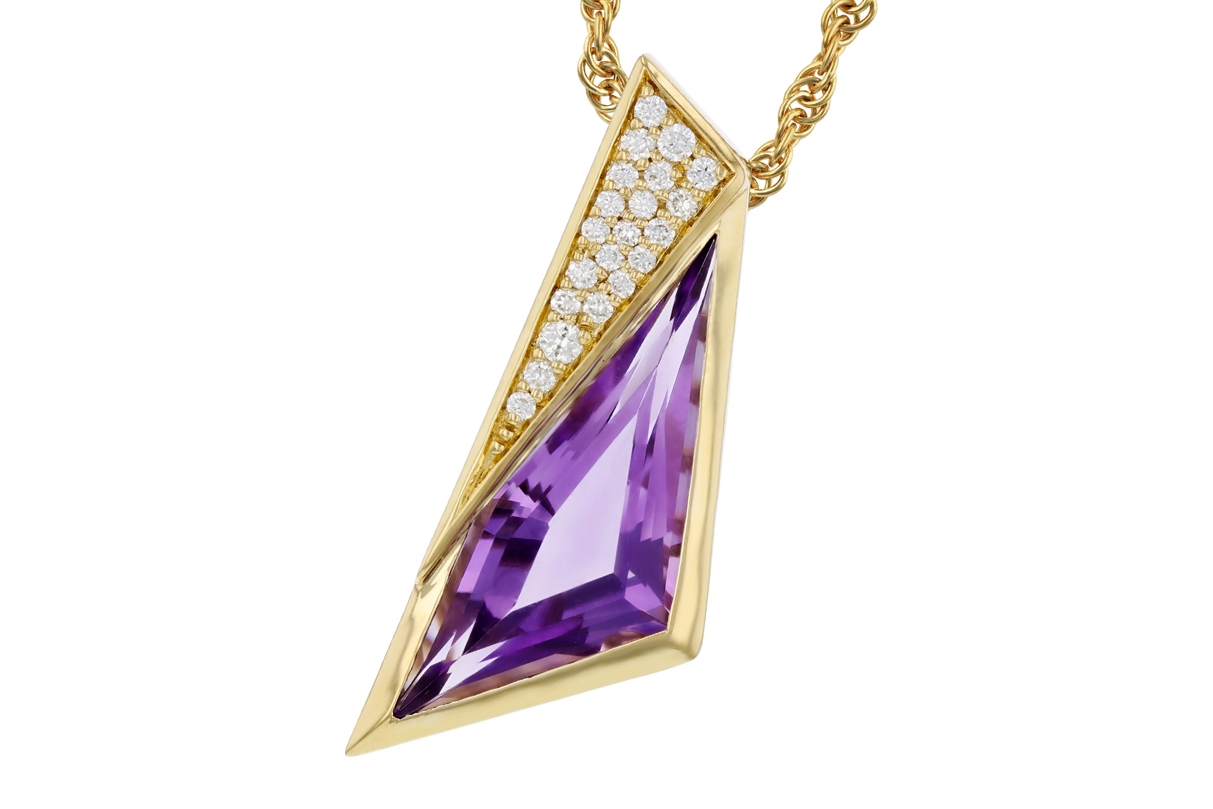 K321-38970: NECKLACE 2.24 AMETHYST 2.33 TGW