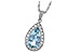 L051-45351: NECKLACE 2.20 AQUA 2.55 TGW