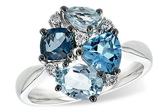 L235-01642: LDS RG 2.57 BLUE TOPAZ 2.65 TGW