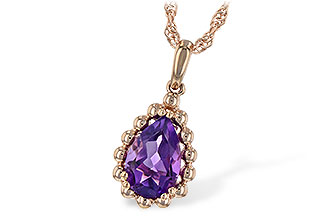 L235-04433: NECKLACE 1.06 CT AMETHYST