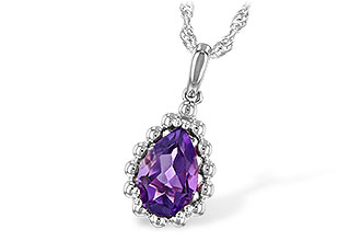 L235-04433: NECKLACE 1.06 CT AMETHYST