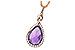 L235-08997: NECK 3.91 AMETHYST 4.10 TGW