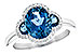 L235-97151: LDS RG 3.04 TW LONDON BLUE TOPAZ 3.20 TGW