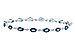 L235-97179: BRACELET 7.20 LONDON BLUE TOPAZ 7.36 TGW