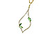 L235-98079: NECK .35 GREEN GARNET .55 TGW