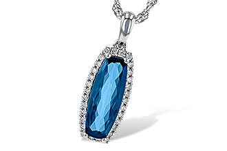 L235-98915: NECK 1.58 LONDON BLUE TOPAZ 1.70 TGW