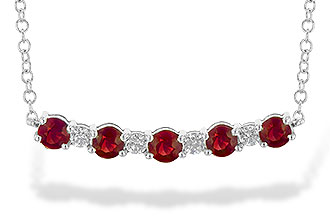 L235-99824: NECK .58 TW RUBY .70 TGW