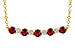 L235-99824: NECK .58 TW RUBY .70 TGW