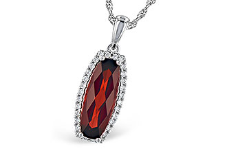 L318-66251: NECK 1.75 GARNET 1.87 TGW