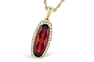 L318-66251: NECK 1.75 GARNET 1.87 TGW