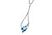 L318-68042: NECK .82 BLUE TOPAZ 1.05 TGW