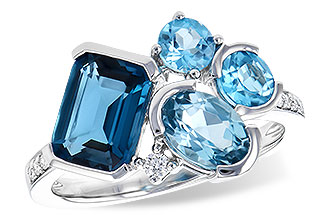 L318-70770: LDS RG 3.08 BLUE TOPAZ TW 3.15 TGW