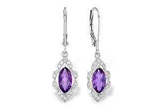 L318-72551: EARR .92 TW AMETHYST 1.07 TGW