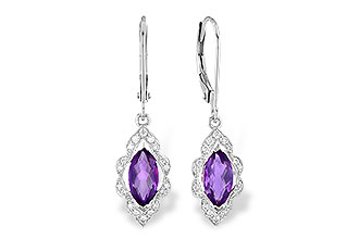 L318-72551: EARR .92 TW AMETHYST 1.07 TGW