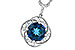 L319-58070: NECK 2.90 LONDON BLUE TOPAZ 3.05 TGW (9MM LBT)