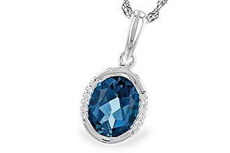 L319-58979: NECK 1.90 TW LONDON BLUE TOPAZ 1.93 TGW (9x7 LBT)