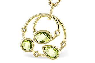 L320-46197: NECKLACE 2.20 PERIDOT 2.26 TGW