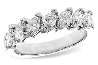 L320-46233: LDS DIA WED RG 1.25 TW (7 MARQUISE)