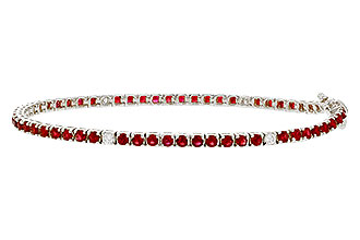 L320-47179: BRACELET 3.04 RUBY 3.29 TGW (7")