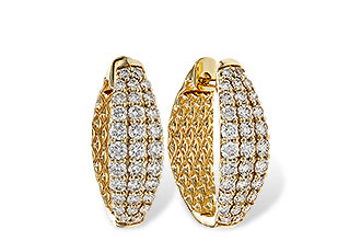 L320-49824: EARRINGS 1.00 TW